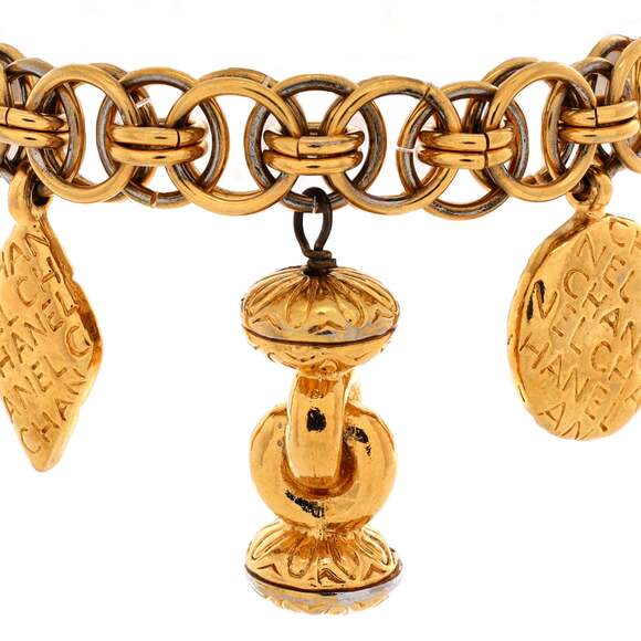 Chanel Vintage Charm Chain Bracelet #227722C13B - Picture 3 of 3
